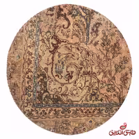فرش گرد دستباف کلاژ کد 5057