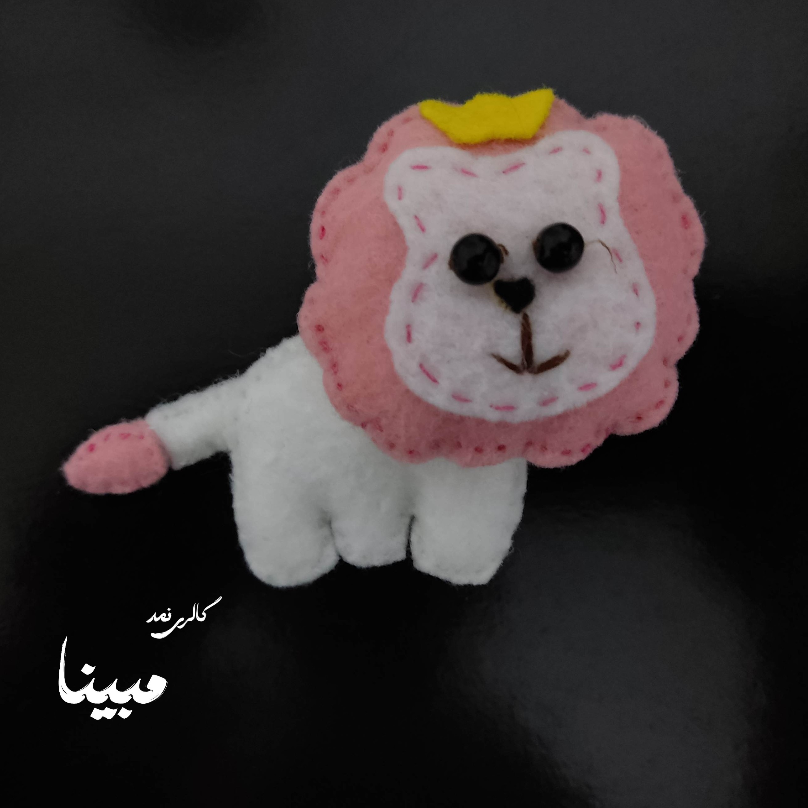 مگنت نمدی شیر سلطان جنگل