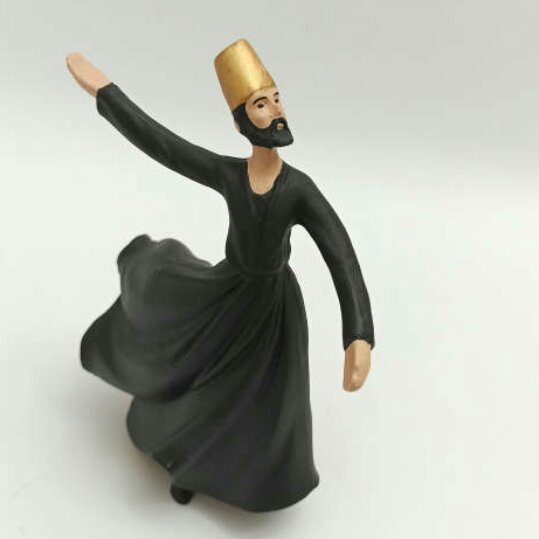 مجسمه رقص تکی مشکی