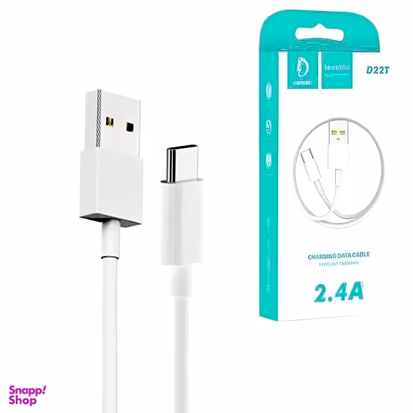 کابل دیتا USB به Type-C دنمن مدل D22T طول 1 متر