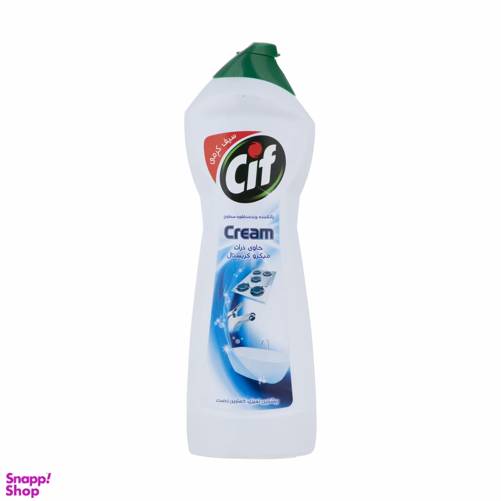 پاک کننده کرمی سطوح سیف (Cif) مدل میکروکریستال حجم 750 میلی لیتر