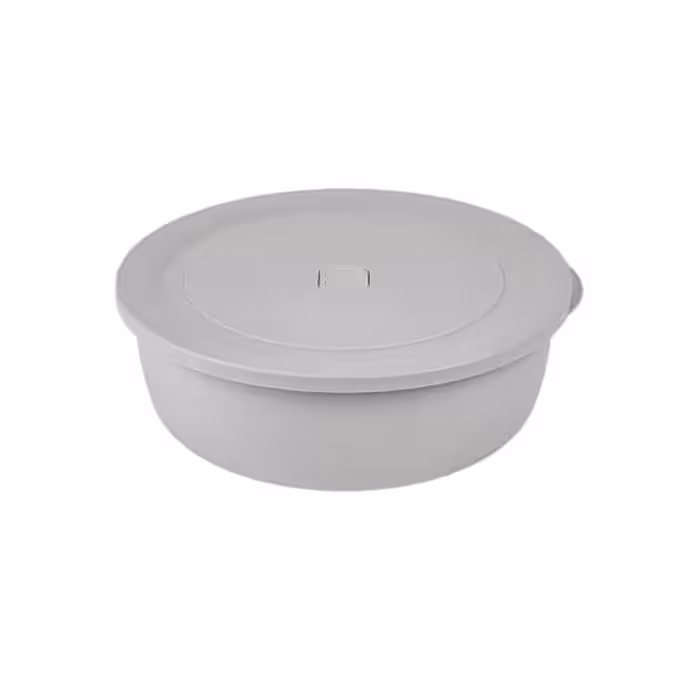 کاسه گرد دربدار 4 لیتر لیمون