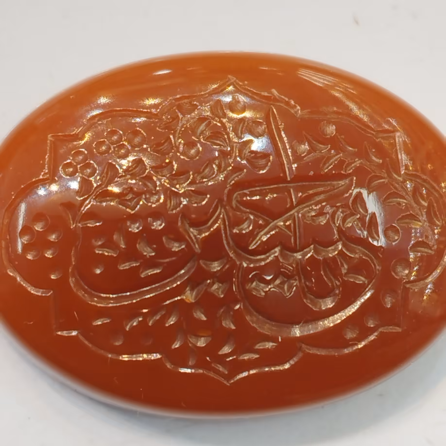 سنگ عقیق خطی مدل یا حسین کد54