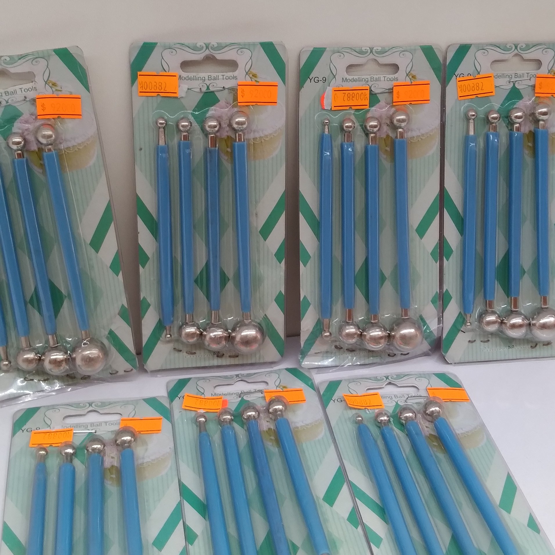 سمبه فلزی دسته آبی جهت گل آرایی و تزیین فوندانت بسیار محکم و کار آمد 