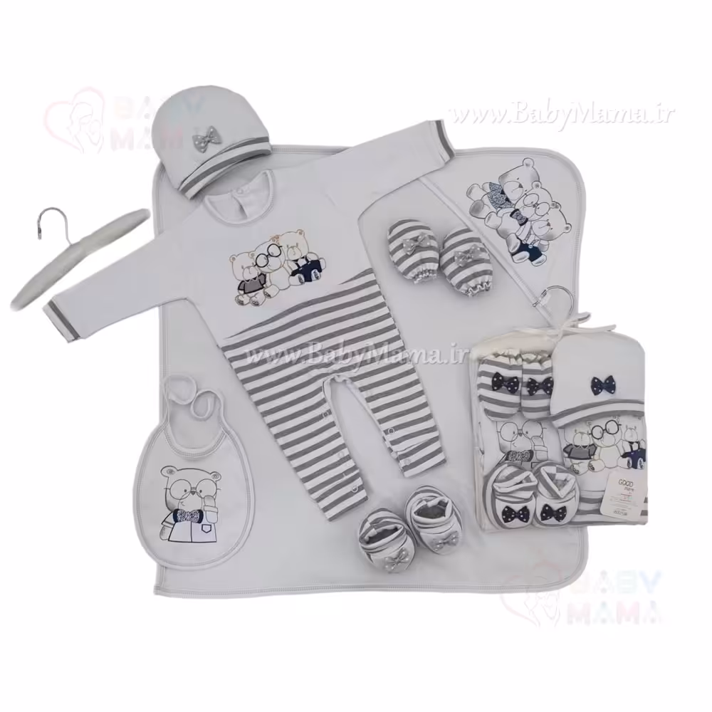 ست ۵ تیکه بیمارستانی GOOD MARK مدل سه خرس