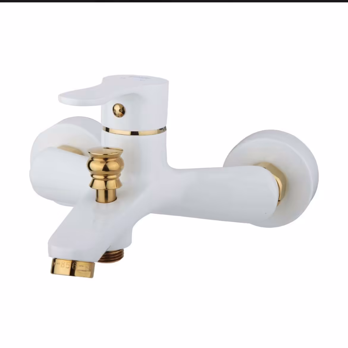 شیر دوش راسان مدل صدف شیری طلایی