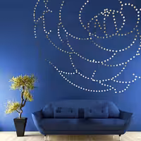 آینه اِلِنسی مدل دایره بسته 50 عددی