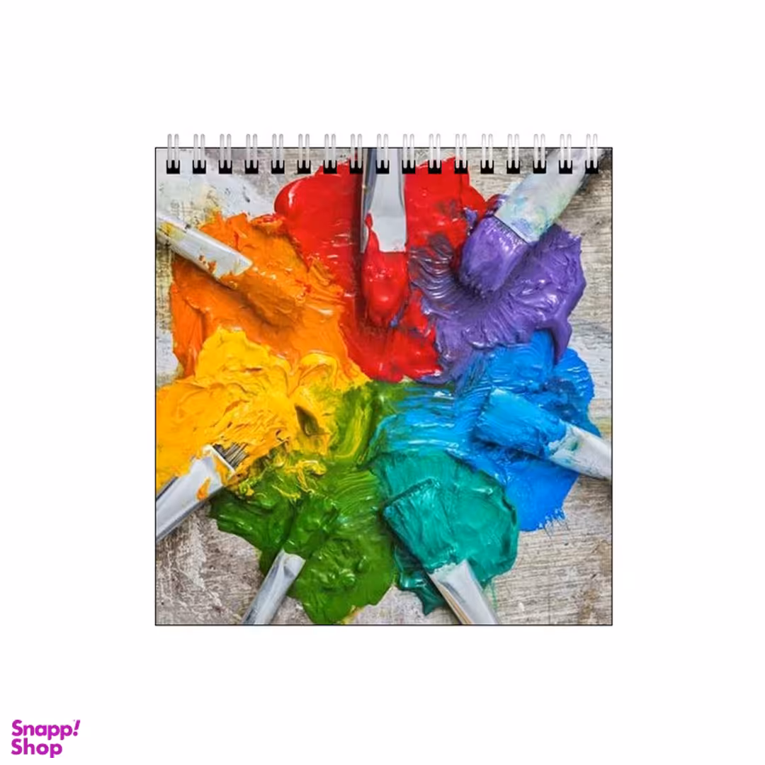 دفتر طراحی بامبیلیپ طرح رنگ و ترکیب رنگ و قلمو کد 4949915