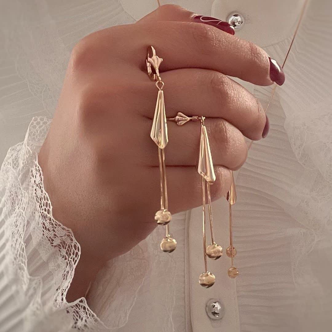 نیمست آویز دار شیپوری برند ژوپینگ به همراه زنجیر  با ارسال رایگان