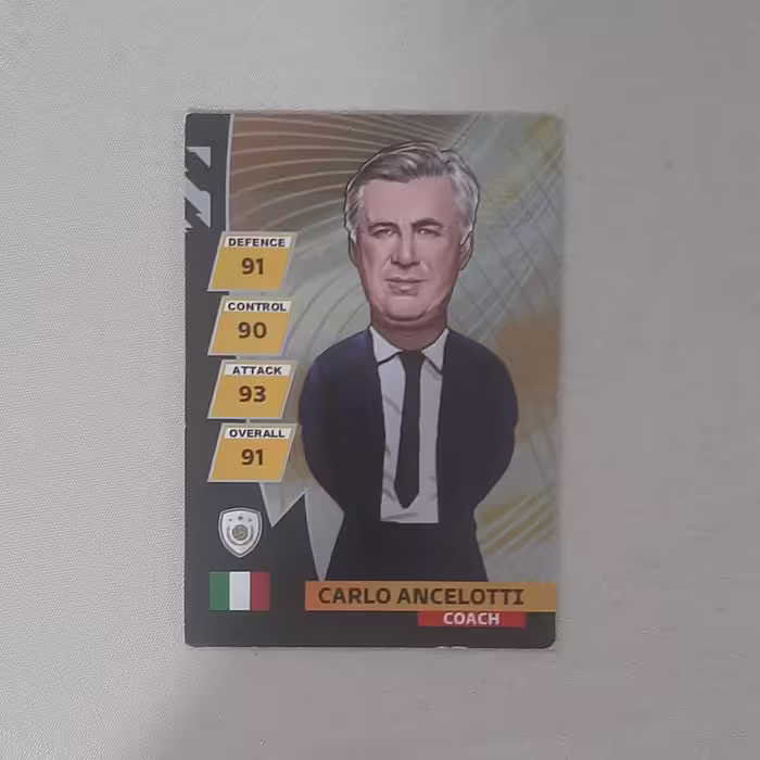 کارت فوتبالی کمیدی مربی ANCELOTTI