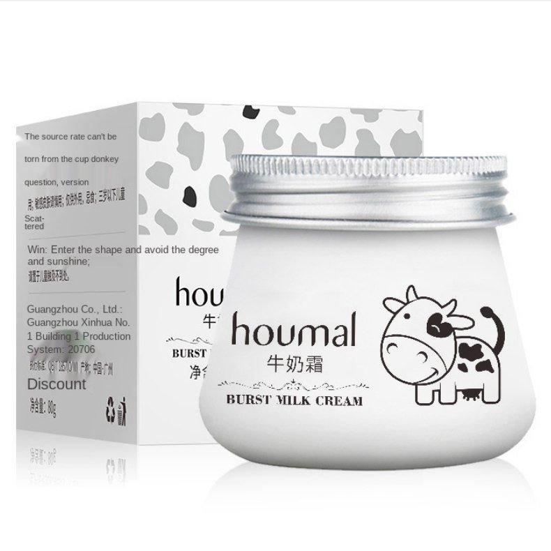 کرم روشن کننده و آبرسان شیر هومال
Houmal bubst milk cream