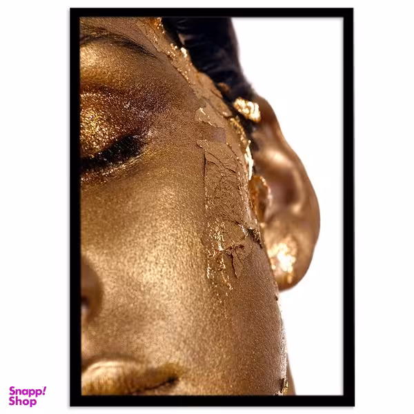 تابلو بکلیت طرح چهره هنری طلایی مدل B-s2264