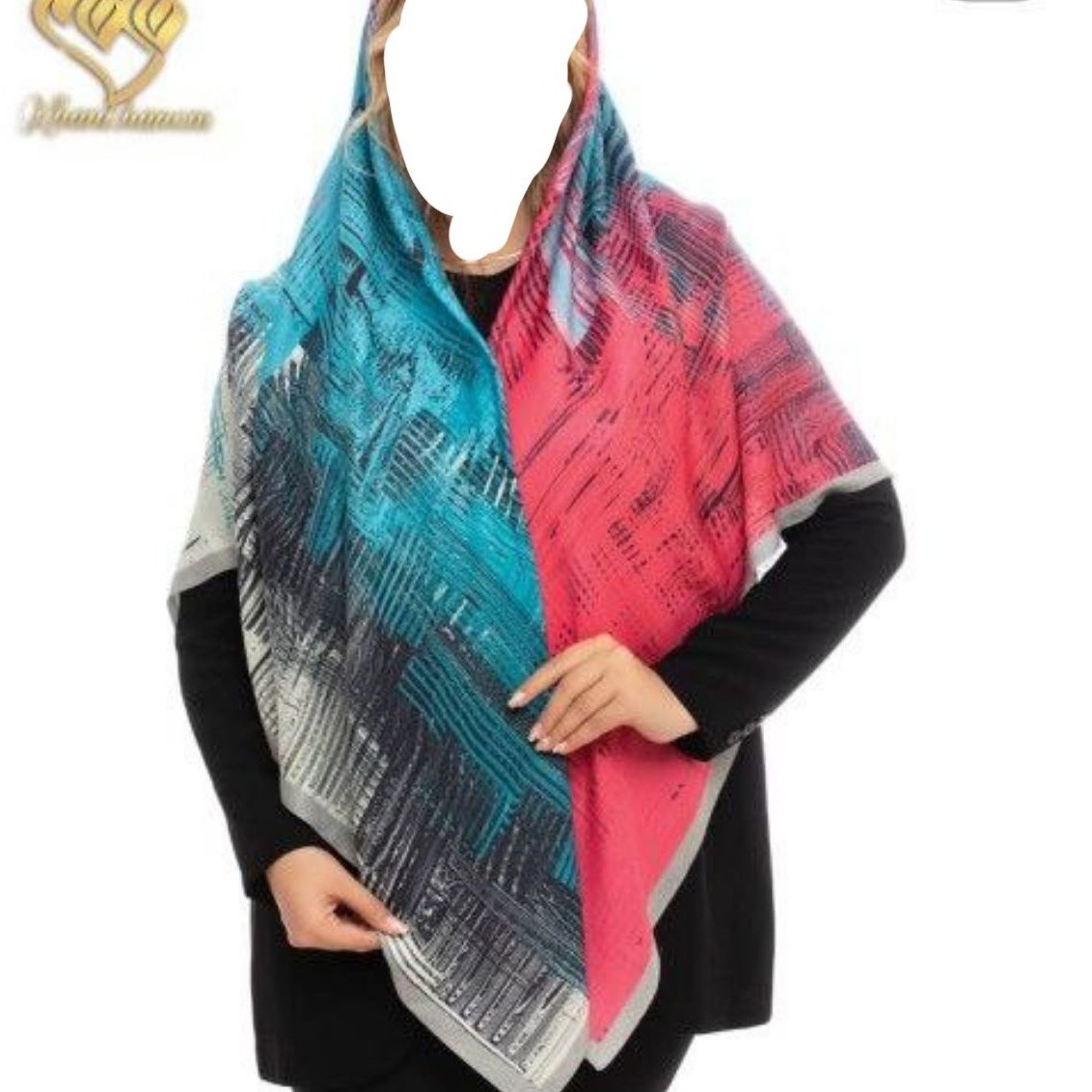 روسری نخی پاییزه قواره 140 کد 02