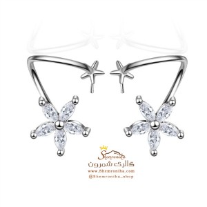 گوشواره زیرگوشی گل EAR467S0