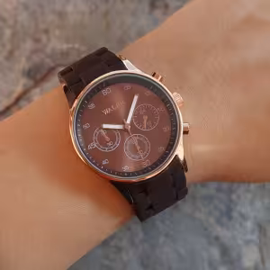 ساعت والار قهوه ای تیره بند پیو(مردانه)