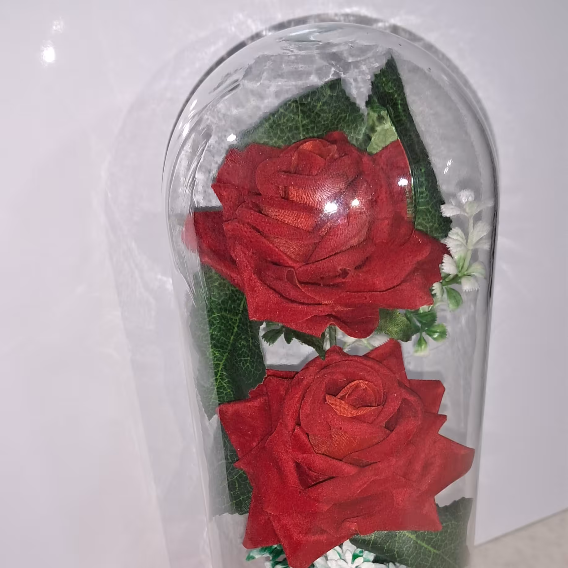 گل رز مصنوعی رنگ قرمز 