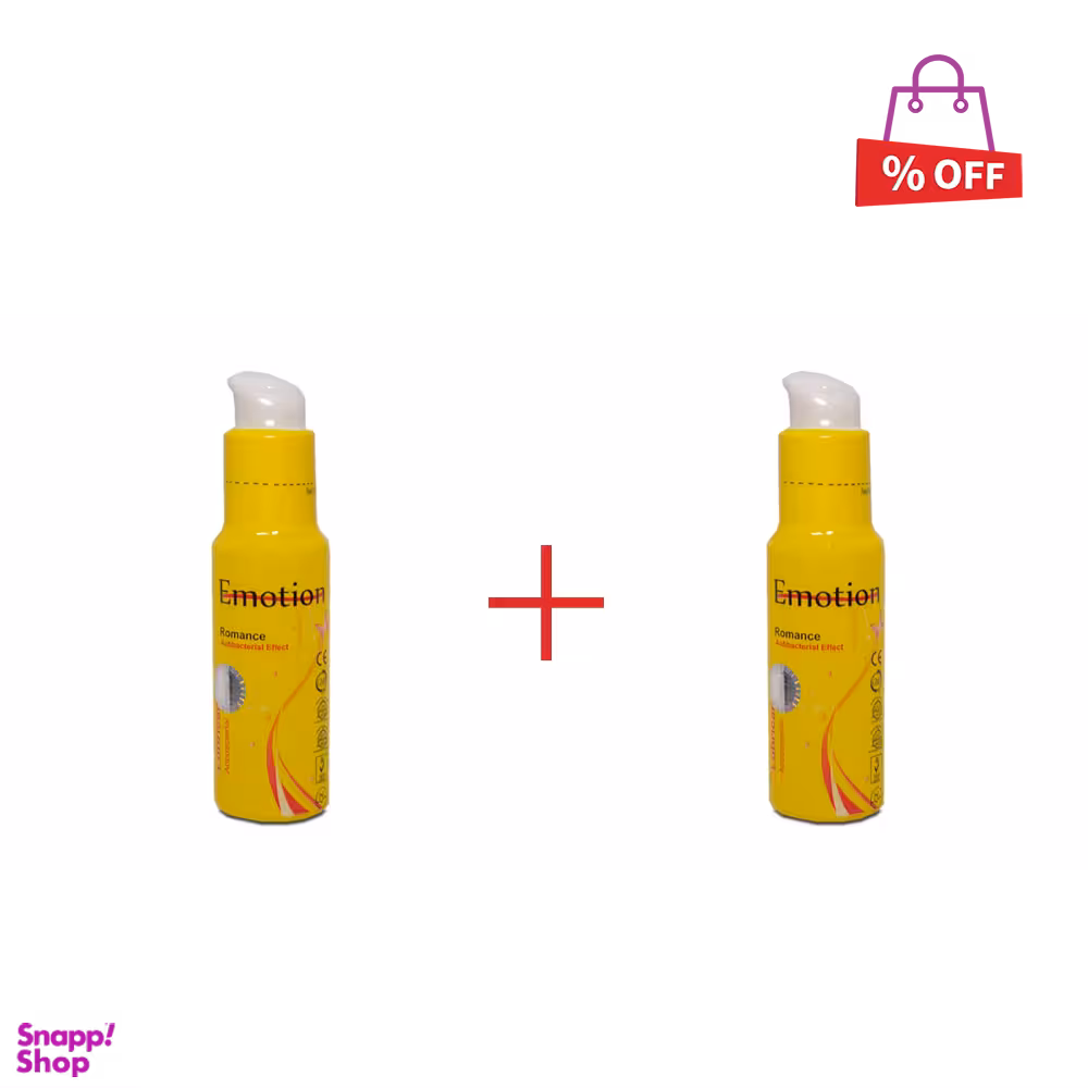 ژل آمیزشی بانوان ایموشن (Emotion) مدل Romance حجم 75 میلی‌ لیتر مجموعه 2 عددی