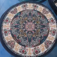 گلیم گردماشینی کاشان طرح چکاوک(1در1)(هزینه ارسال باخریداروپس کرایه میباشد)