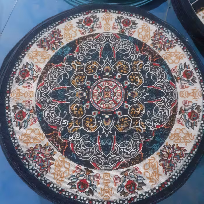 گلیم گردماشینی کاشان طرح چکاوک(1در1)(هزینه ارسال باخریداروپس کرایه میباشد)