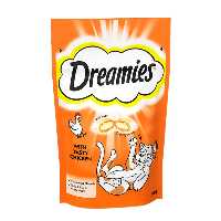 تشويقی بیسکویتی گربه برند دريميز Dreamies طعم مرغ