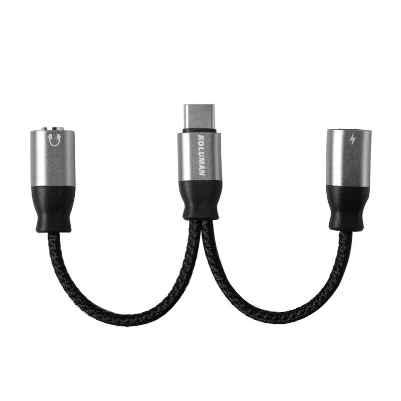 مبدل Type-C به AUX/Type-C کلومن مدل K-CA3