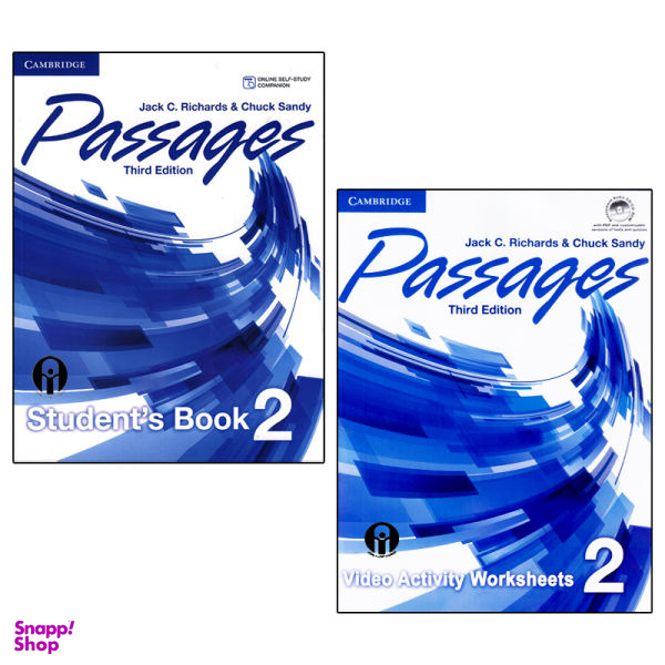 کتاب Passages 2 اثر Jack C. Richards And Chuck Sandy انتشارات الوندپویان دو جلدی