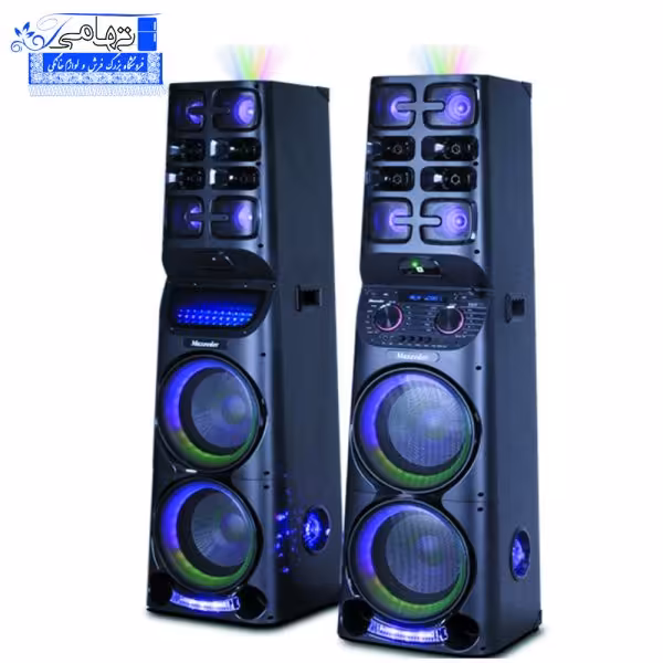 مکسیدر اسپيکر رقص نوردار دو تکه حرفه اي مدل AL 284-LP5