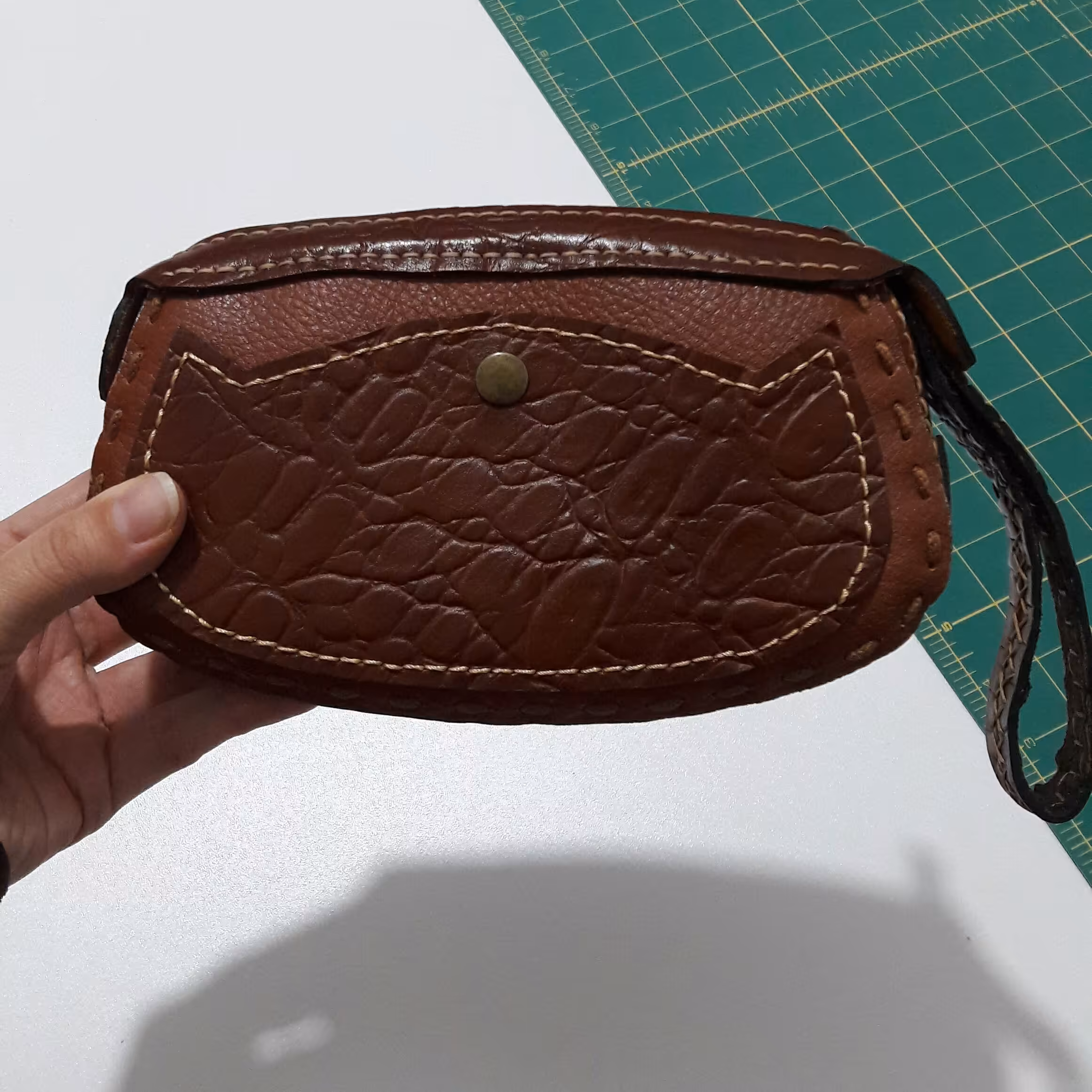 کیف پول چرم ننه قندی