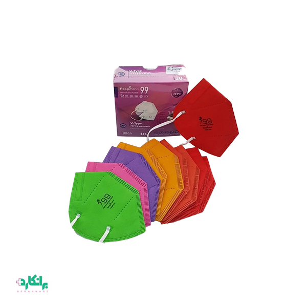 ماسک تنفسی بدون سوپاپ V-Type N99 رسپی نانو-Respinano