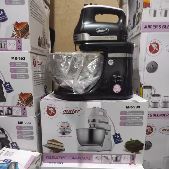 همزن مایر 999 کاسه چرخشی ( ارسال رایگان ) همزن مایر کاسه چرخشی حرفه ای مدل MR-999