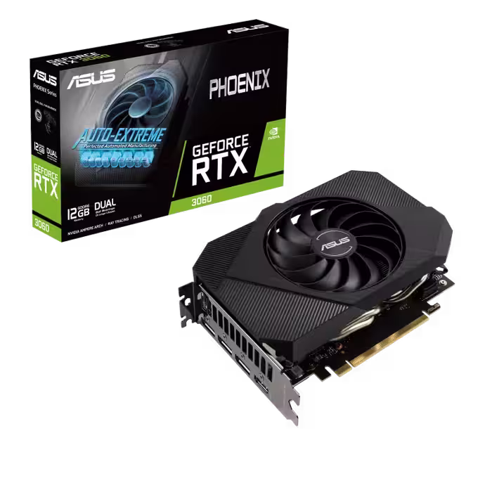 کارت گرافیک  ایسوس مدل ‎ PH-RTX3060-12Gحافظه 12 گیگابایت