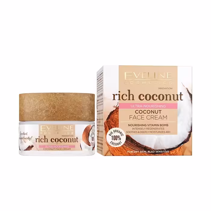 کرم مرطوب کننده فوق مغذی صورت مدل Rich Coconut Nourishing اولاین 50 میل