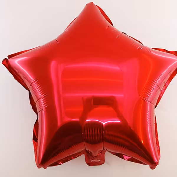 بادکنک فویلی ستاره قرمز (16 اینچ)