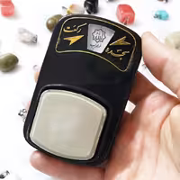 مهر رکعت شمار محراب به همراه مهر یدک رنگ  مشکی 