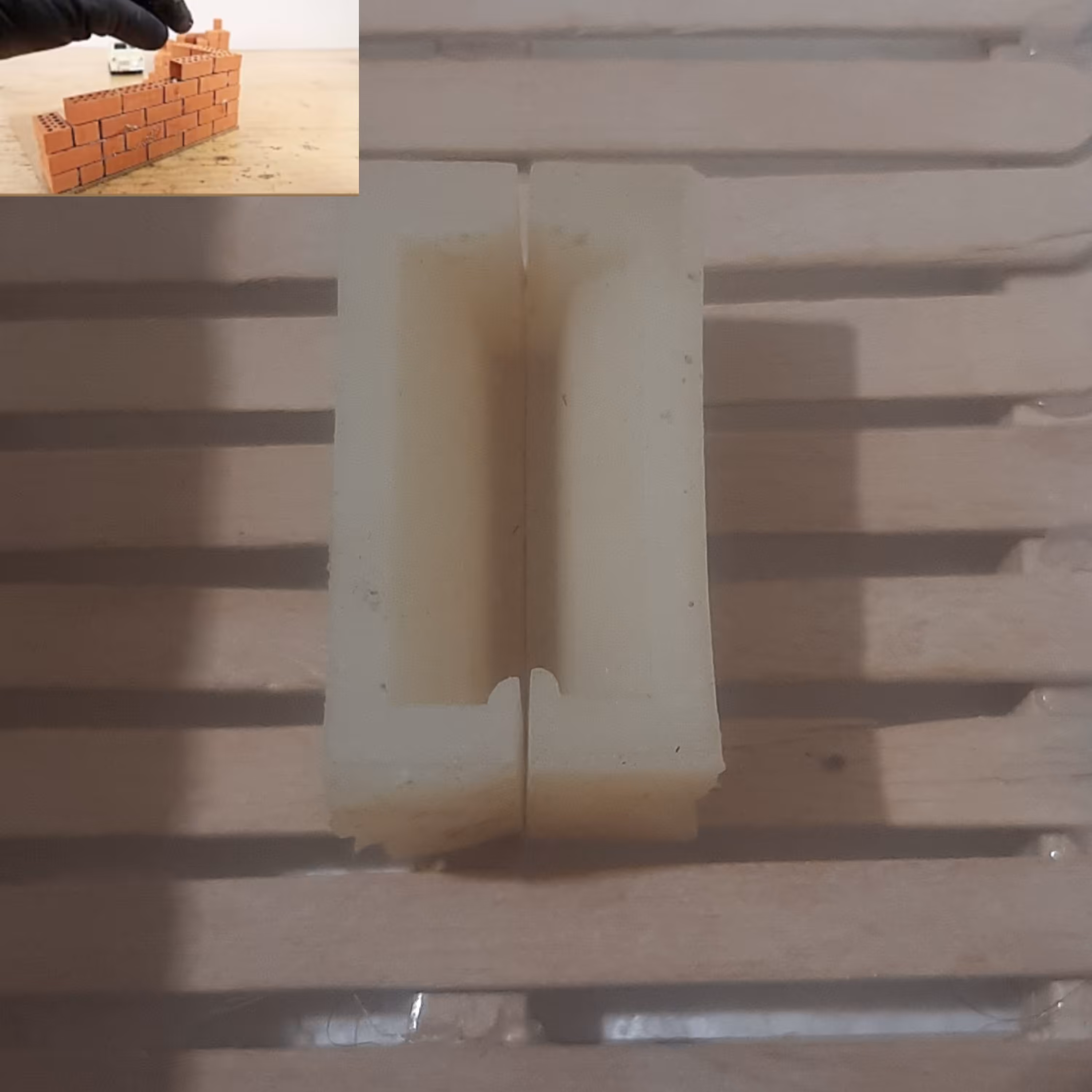 قالب بلوار طول 4سانت عرض 2.5 سانت ارتفاع 3سانت 