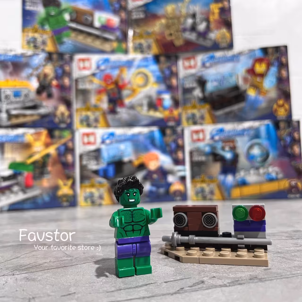 ست 40تکه لگو طرح نگهبانان کهکشان HEROES کد MG1269