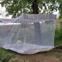 پشه بند سنتی خانوادگی  کف پارچه ای