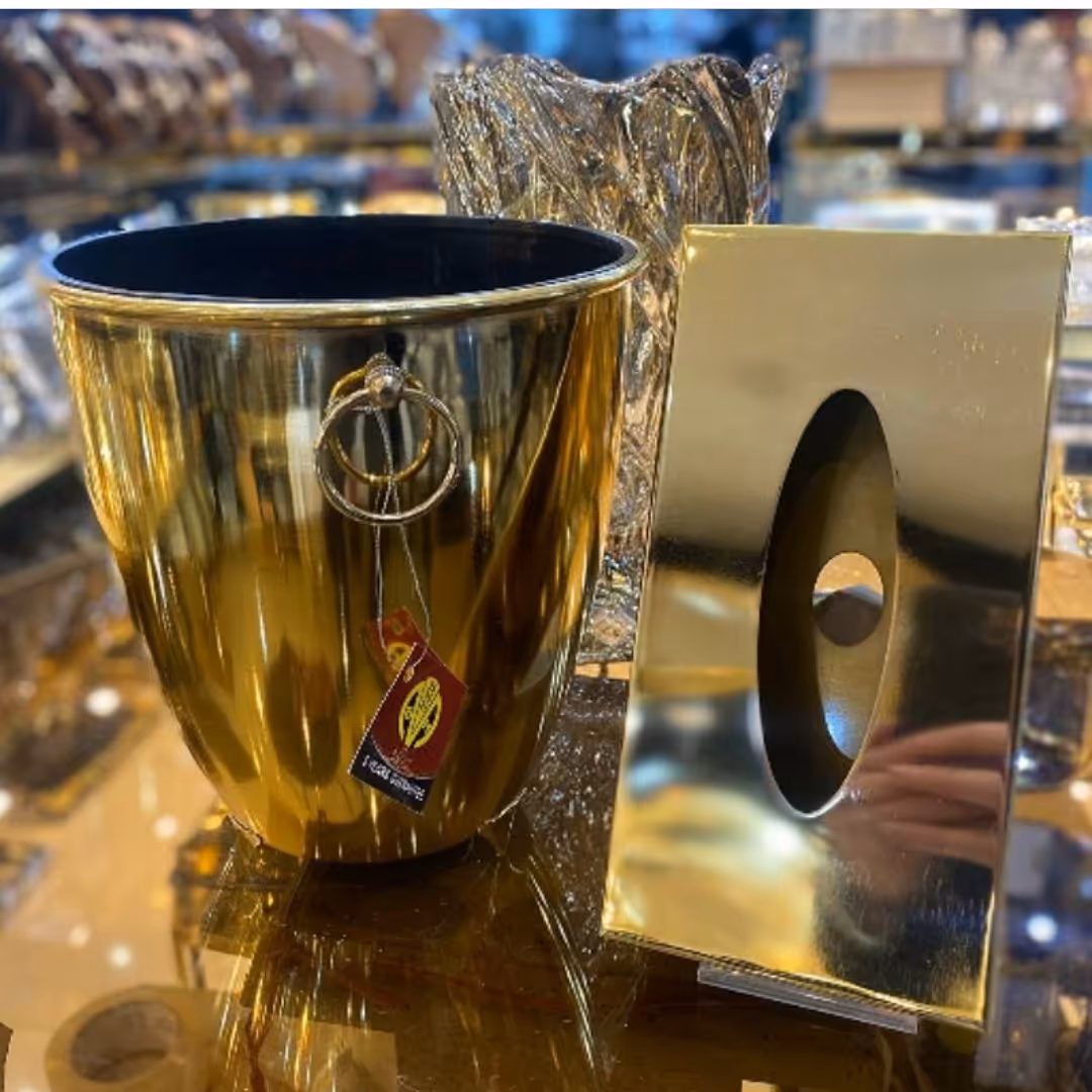 سطل و جا دستمالی های ابکاری شده