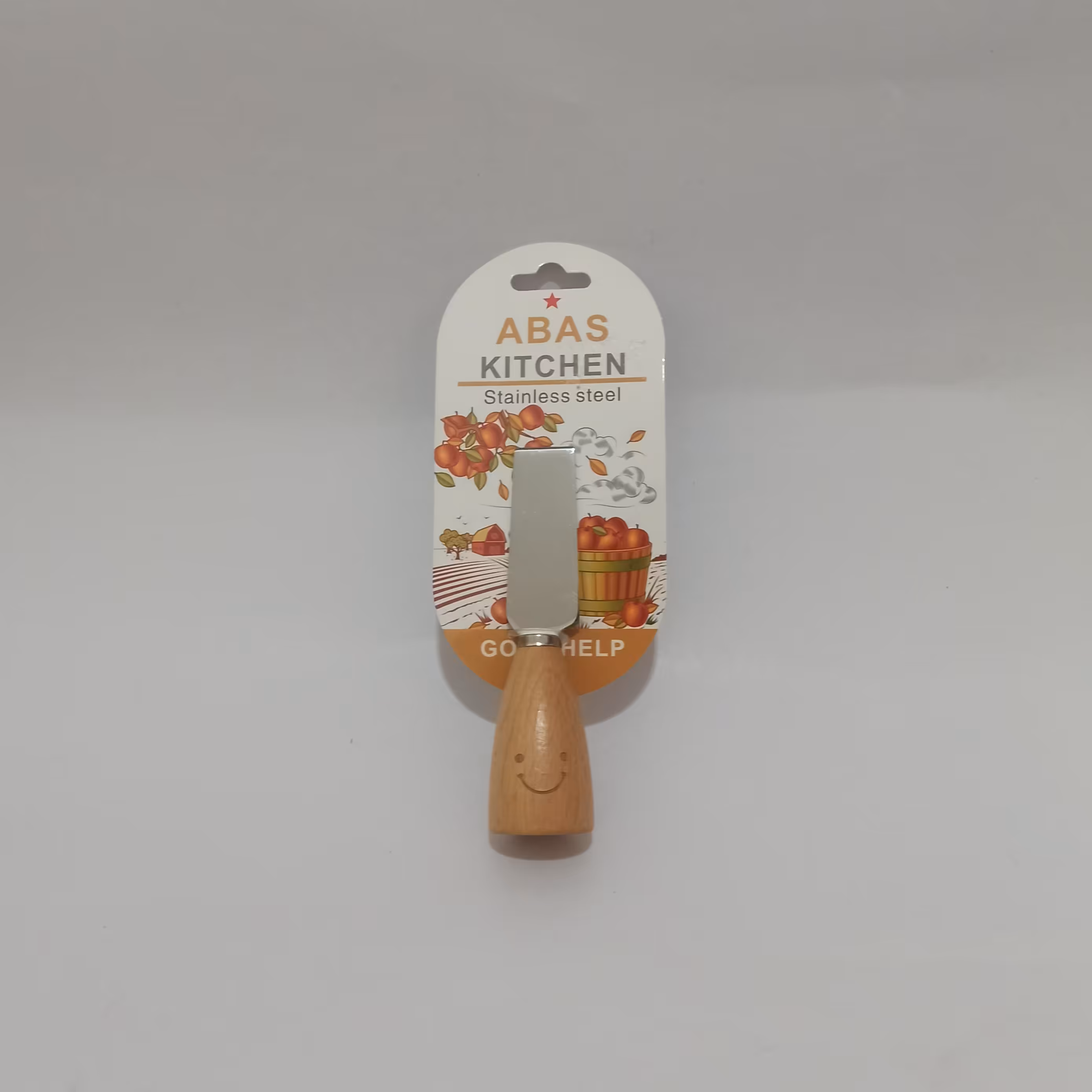 چاقو کره وودن دسته چوبی بامبو وارداتی 