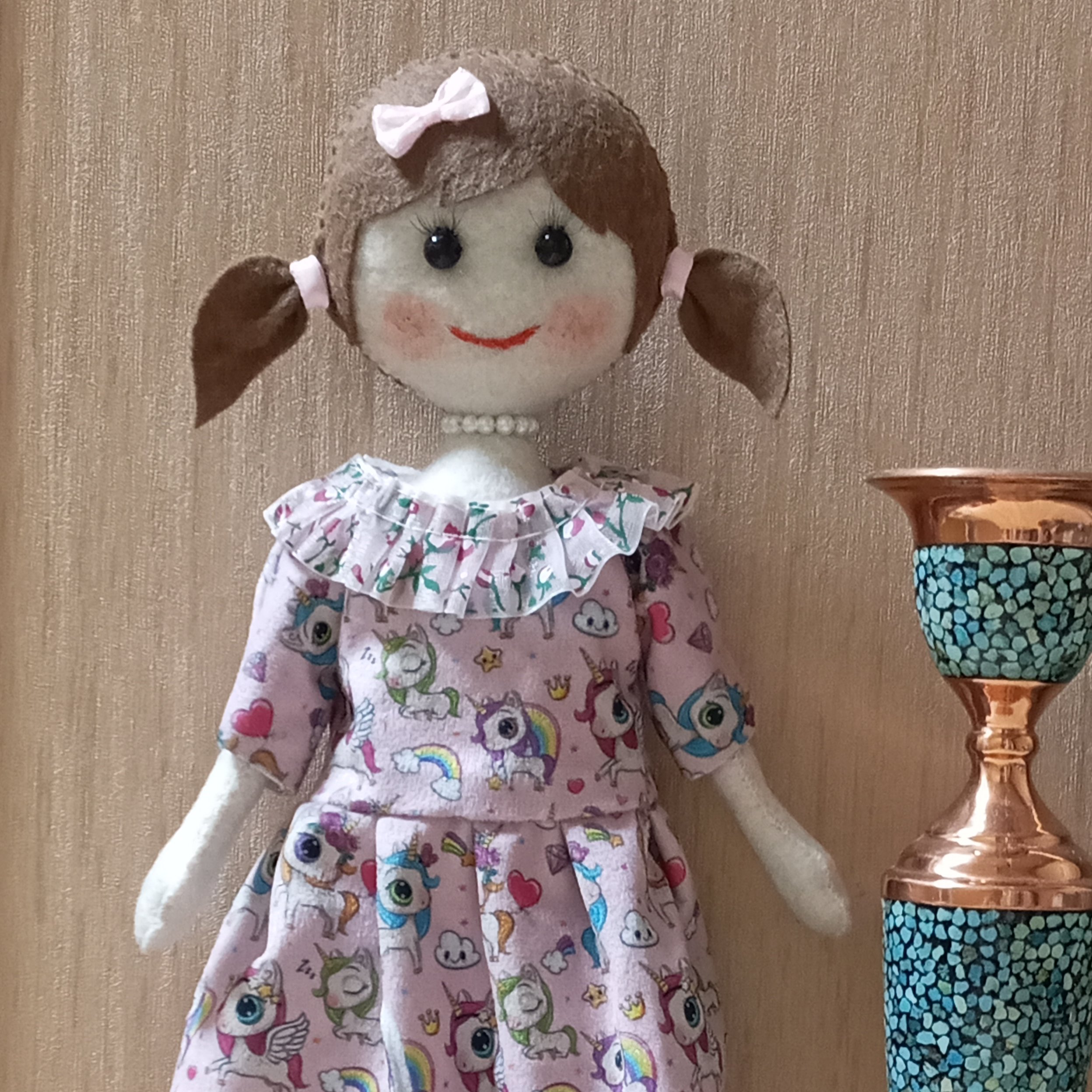 عروسک نمدی مدل سروناز