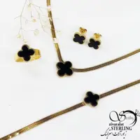 سرویس کامل ونکلیف مشکی برند استیل کد 10753