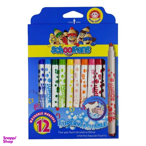 ماژیک رنگ آمیزی 12 رنگ اسکول فنس کد 14