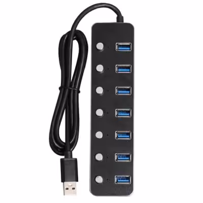 هاب 7 پورت USB 3.0 کی نت مدل H10PRO