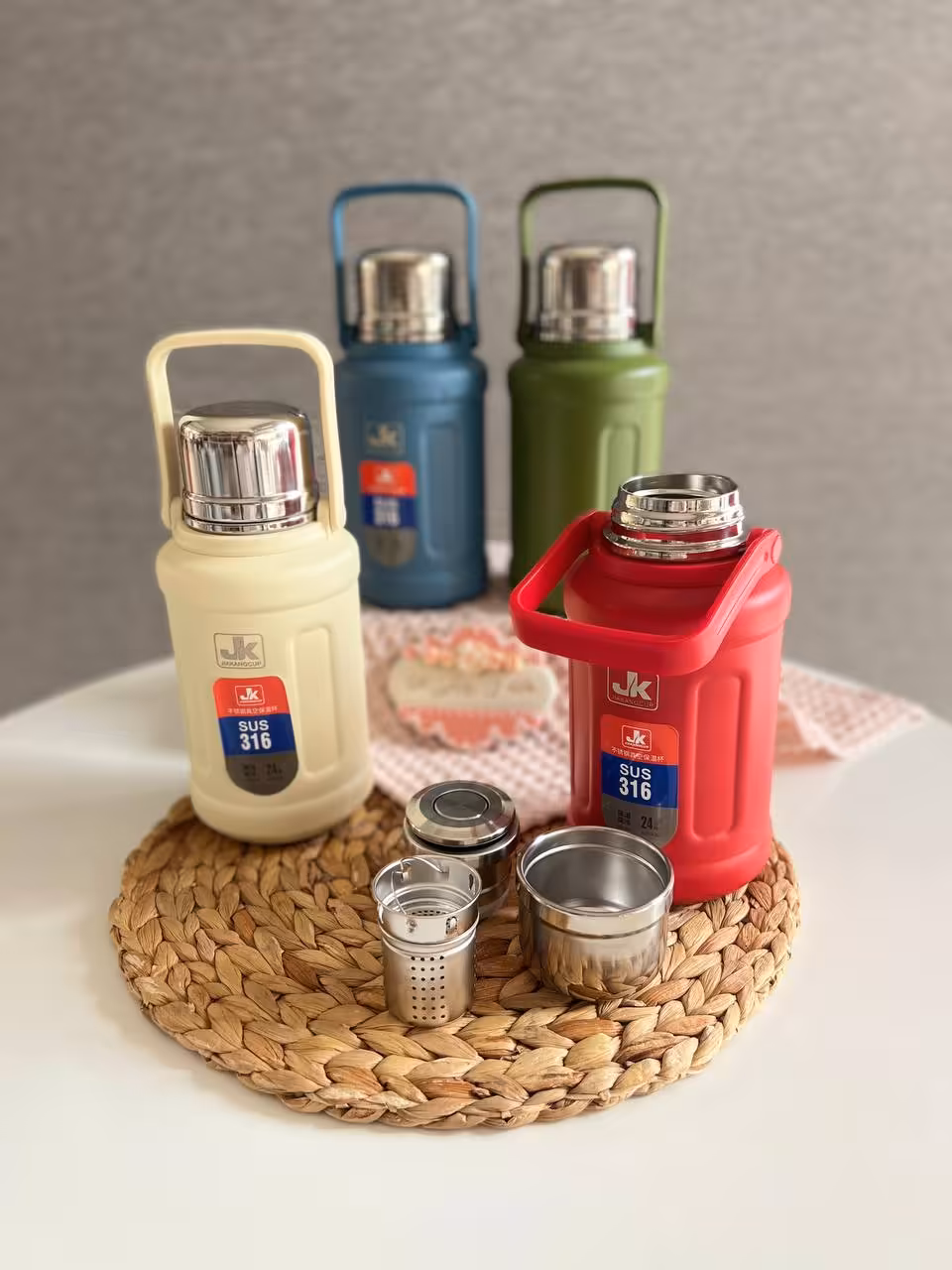 فلاسک دسته دار جی کا- 1000 میلی لیتر