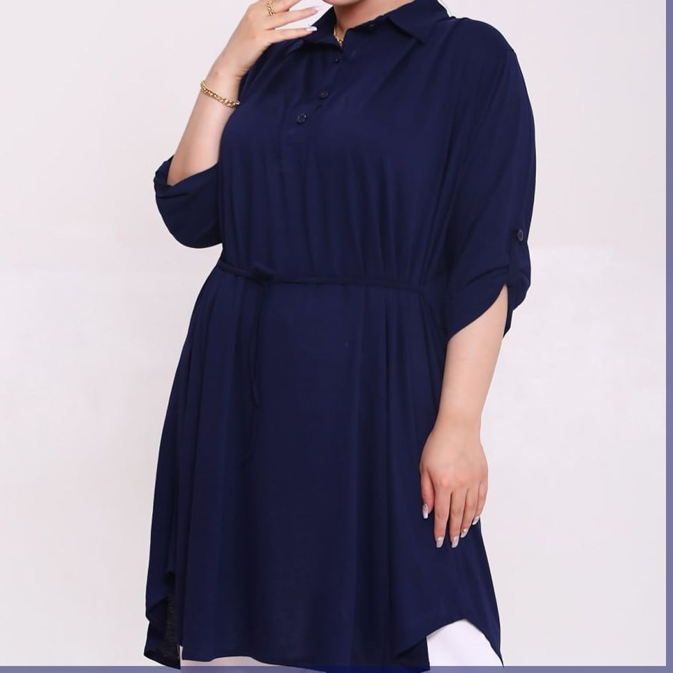 تونیک چهار دکمه سایز بزرگ 31079