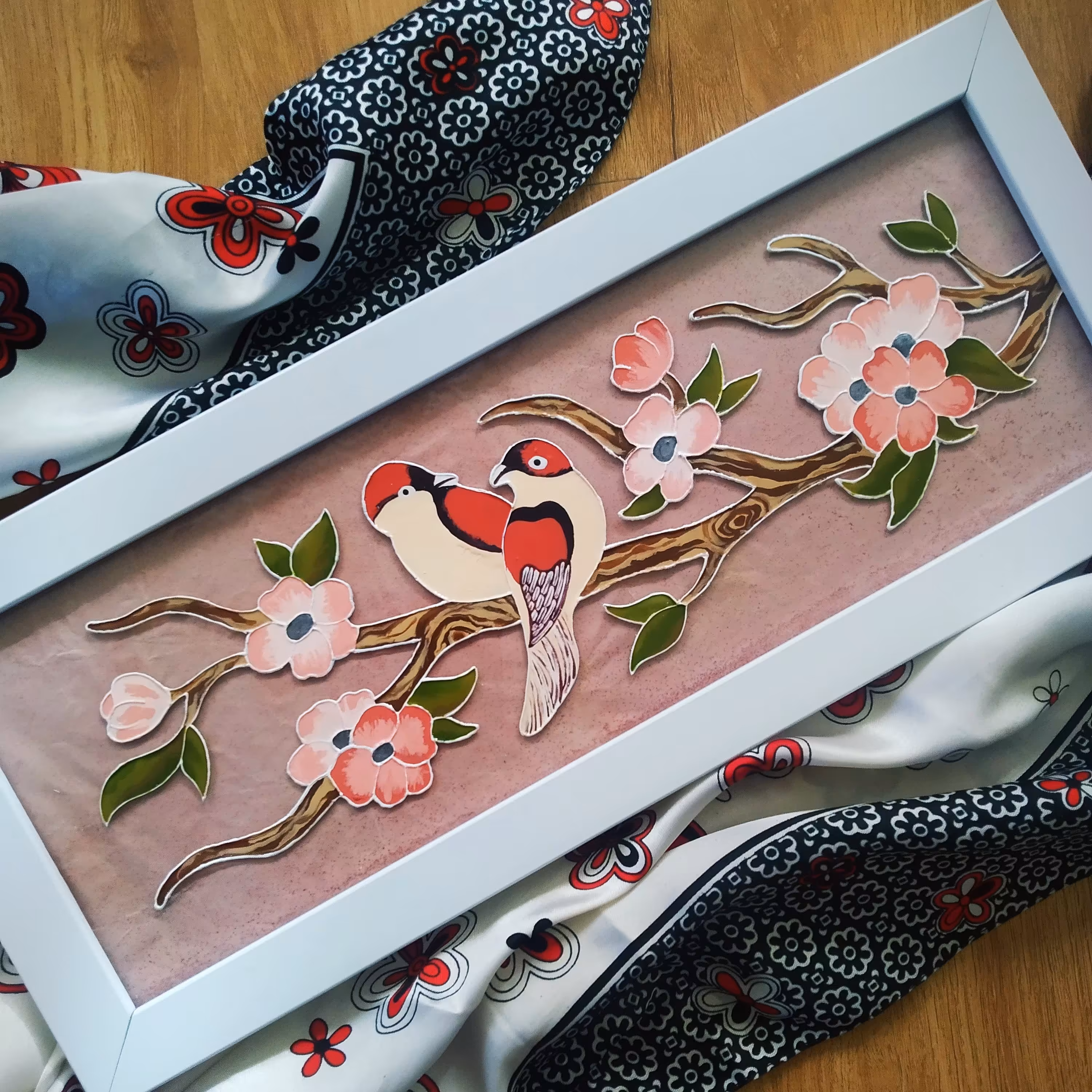 تابلو نقاشی ویترای بهاری یه هدیه خاص