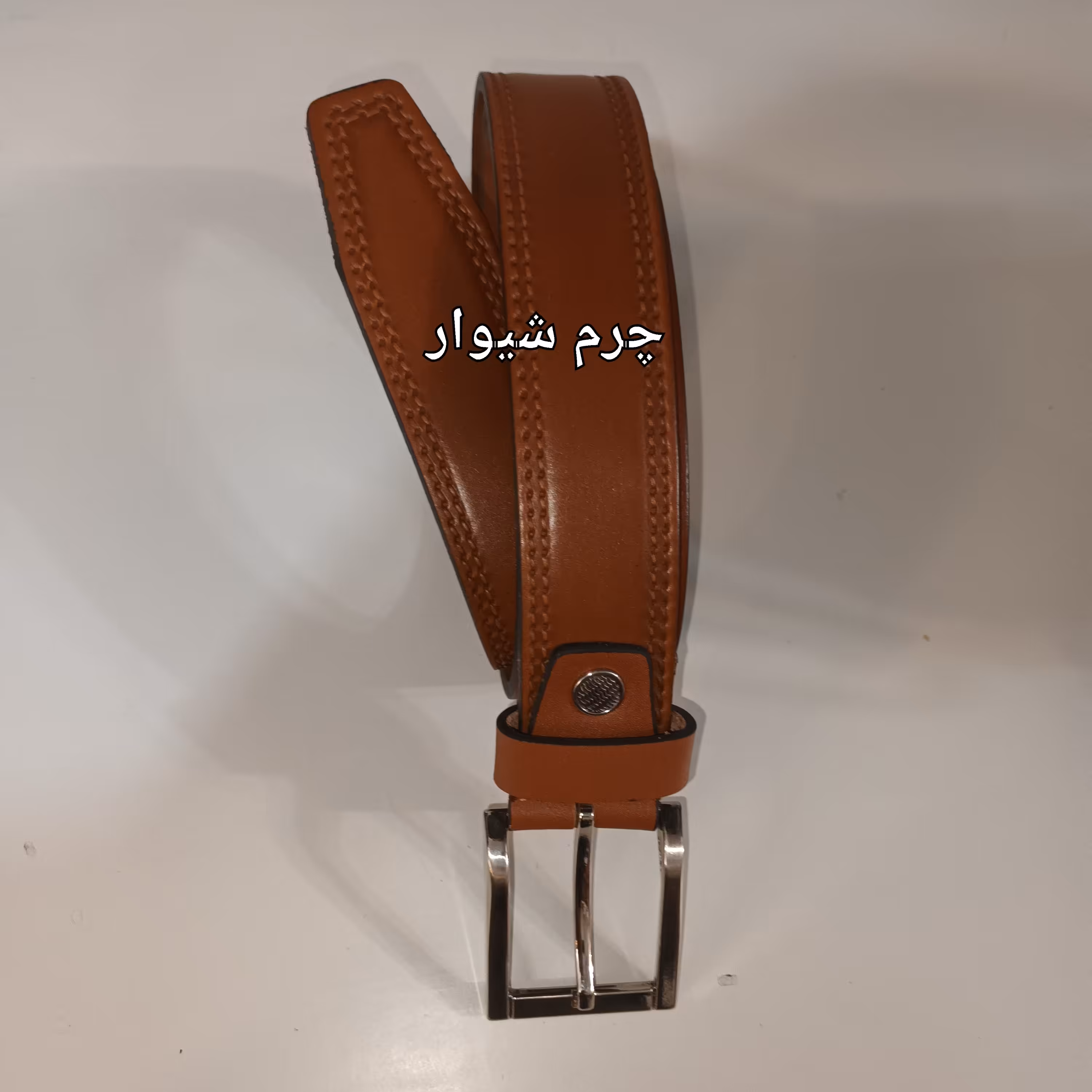 کمربند چرم طبیعی کد 46