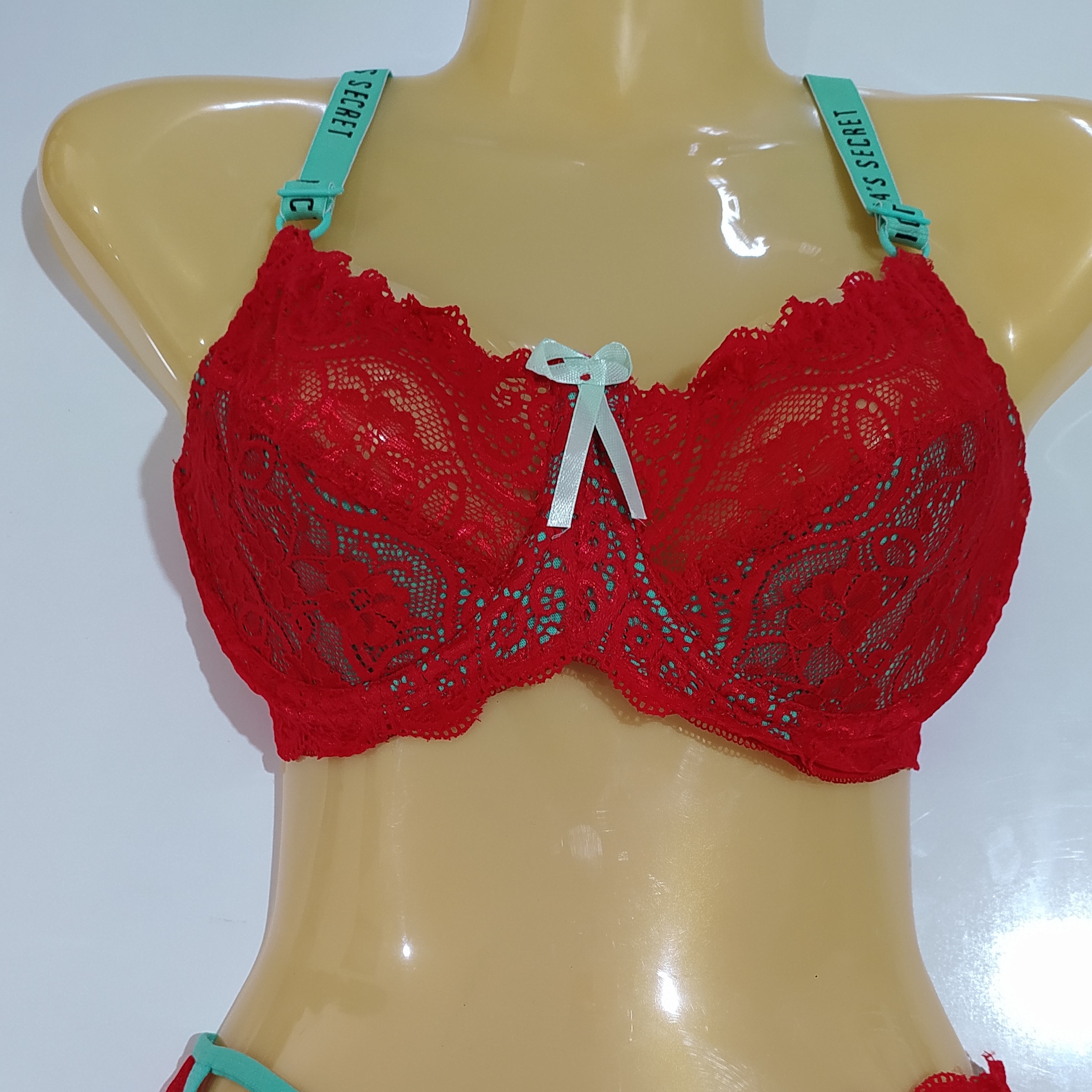 ست دو رنگ فنردار سه خط با تنخوری عالی رنگ قرمز سایز 80