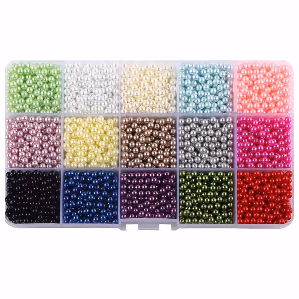 خرید مروارید پانچی سایز 6 بسته 50 گرمی