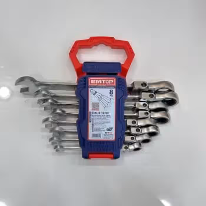 ست آچار یک سر رینگ جغجغه ای تاشو ایمتاپ با گارانتی مادام العمر مدل